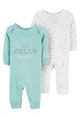 Carter's Set 2 piese Pijamale bebe Soare foto