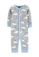 Carter's Pijama gri cu Balene foto
