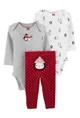 Carter's Set 3 piese Pinguin - 2 body-uri si pantaloni foto