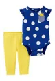 Carter's Set 2 piese - Body cu buline si pantaloni foto