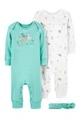 Carter's Set 3 piese - 2 Pijamale si bentita foto
