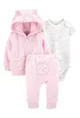 Carter's Set 3 piese Soare - hanorac, pantaloni si body foto