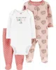 Carter's Set 3 piese Elefant - pijama, body si pantaloni foto