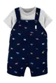 Carter's Set 2 piese Dino - tricou si salopeta scurta foto