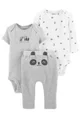 Carter's Set 3 piese Panda - 2 body-uri si pantaloni foto