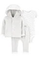 Carter's Set 3 piese bebe Norisor - hanorac, body si pantaloni foto
