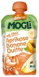 Пюре MOGLI Абрикос, банан и айва, 100 г