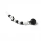 Lantisor din silicon pentru suzeta BabyOno Natural Nursing Black foto
