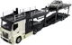 Set de joaca Bburago Trucker cu Mercedes Benz Actros-VW Polo GTI Mark5 foto