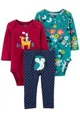 Carter's Set 3 piese Bufnita - 2 body-uri si pantaloni foto