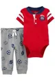 Carter's Set 2 piese bebe Pantaloni si body Fotbal foto