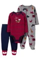 Carter's Set 3 piese Veverite - pijama, body si pantaloni foto