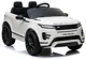 Masina electrica LEANTOYS Range Rover Evoque culoare alba cu 2 motoare foto