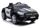 Masina electrica LEANTOYS Mercedes SL500 Politie culoare neagra cu 2 motoare foto