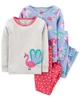 Carter's Set 2 pijamale bebe Paun foto