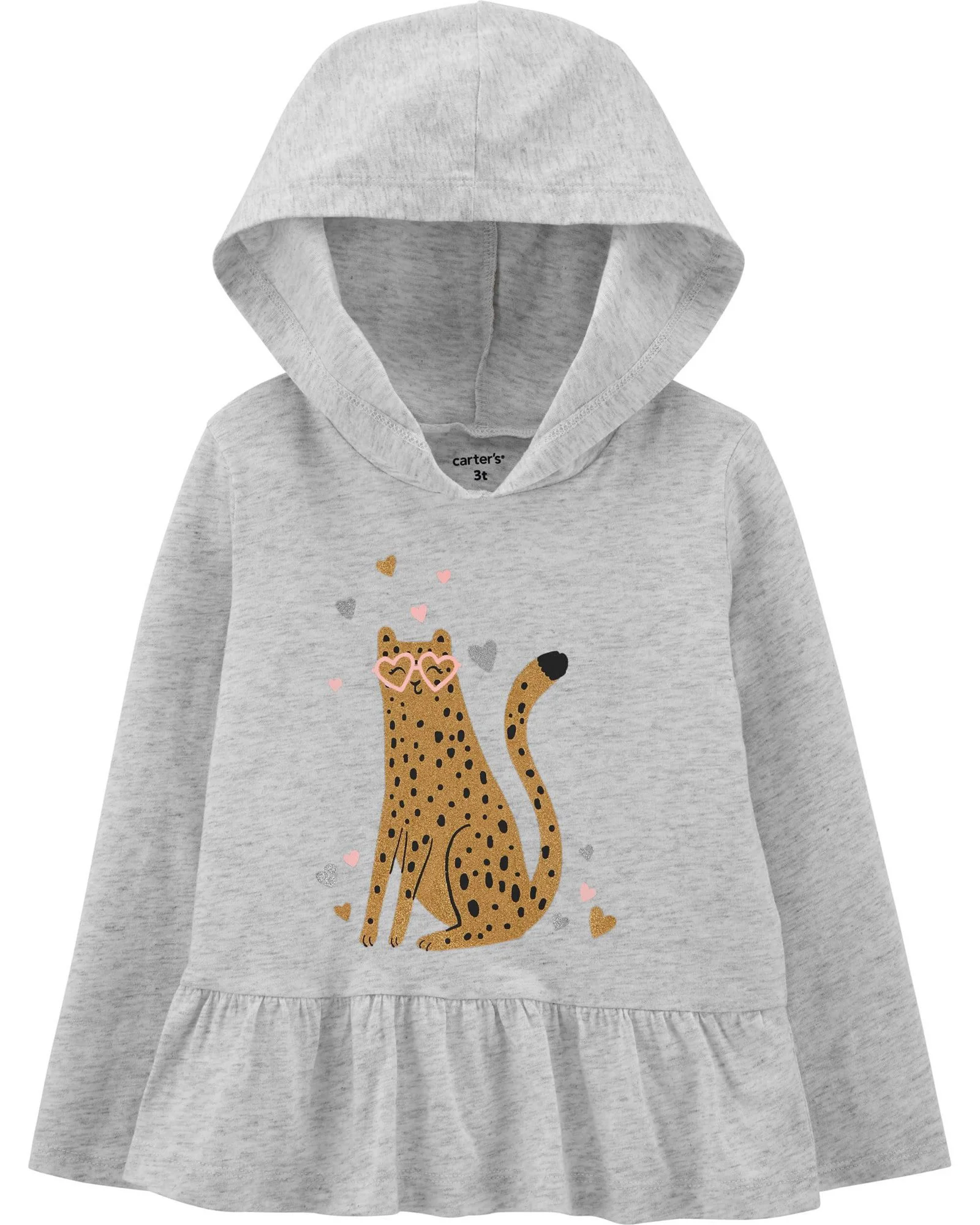 Carter's Bluza cu gluga Leopard foto