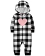Carter's Salopeta fleece Inima foto