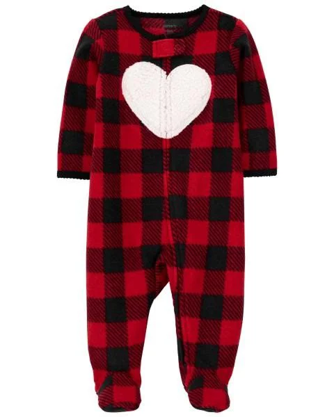 Carter's Pijama bebe cadrilata Inima foto