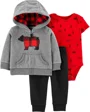 Carter's Set 3 piese Hanorac cu Urs, pantaloni si body foto