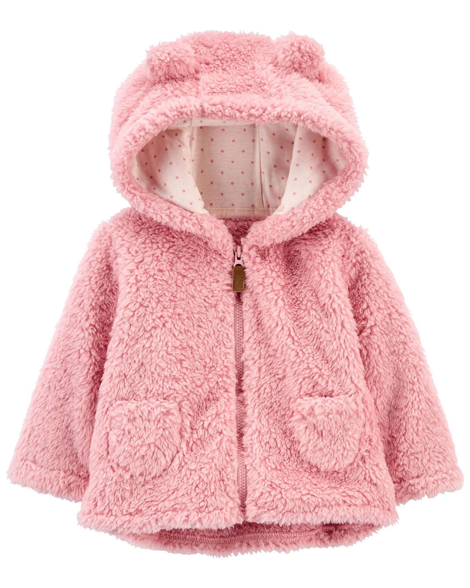 Carter's Кардиган розовый с капюшоном