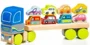 Jucarie din lemn Cubika Truck cars LM-12 foto