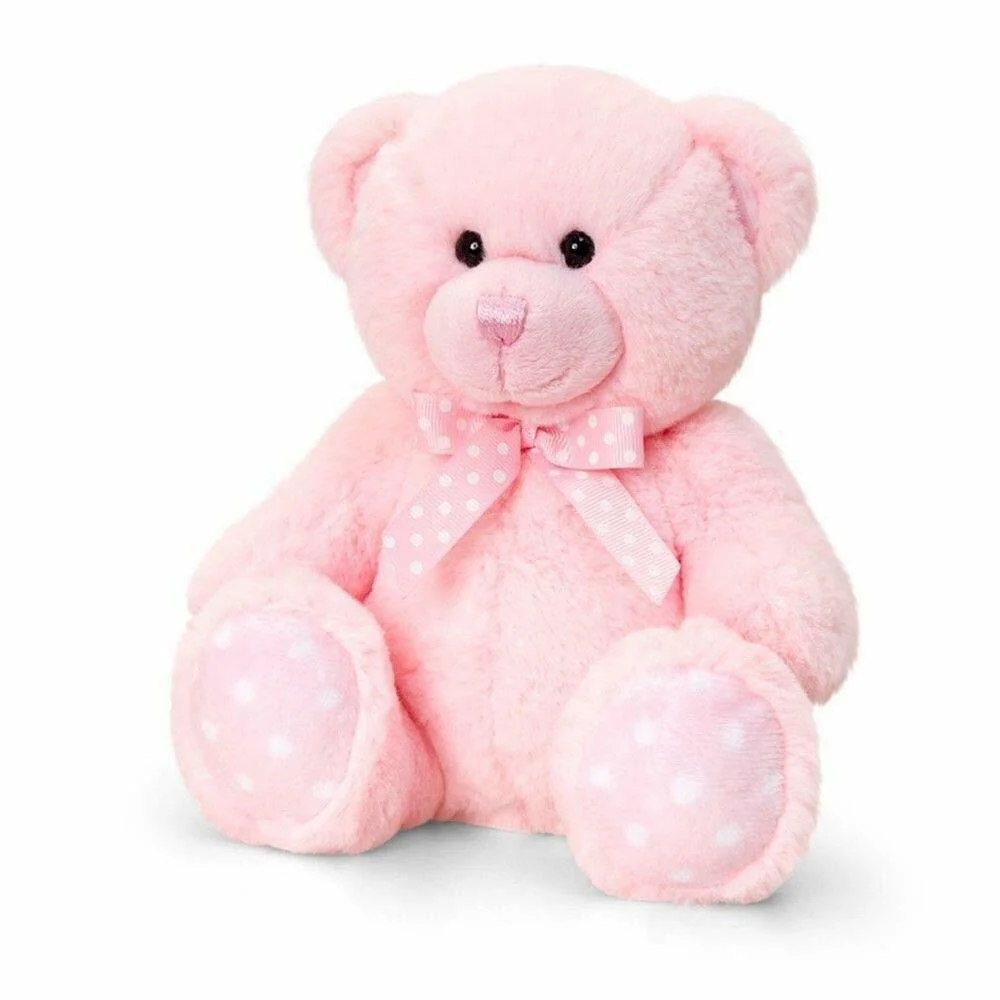 Jucarie moale Baby Spotty Bear Ursulet Roz, 25 cm foto