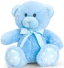 Jucarie moale Baby Spotty Bear Ursulet Albastru, 35 cm foto