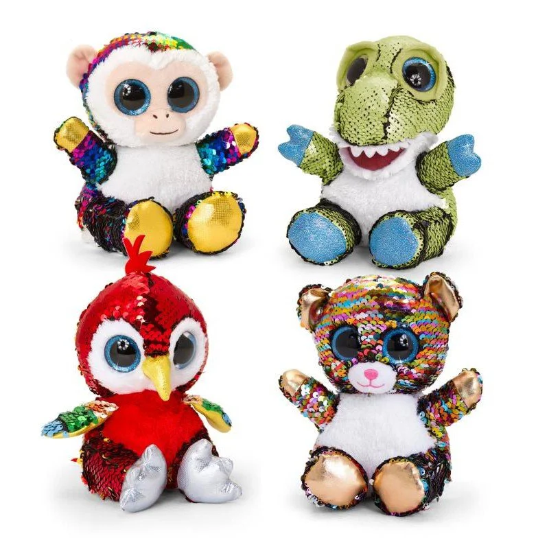 Мягкая игрушка Glitter Motsu Животное, 4 вида в ассортименте-C, 20 см foto