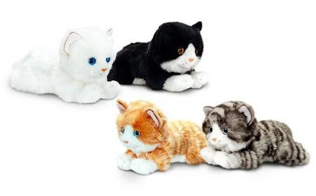 Jucarie moale Signature Cuddle Pisica, 25 cm foto