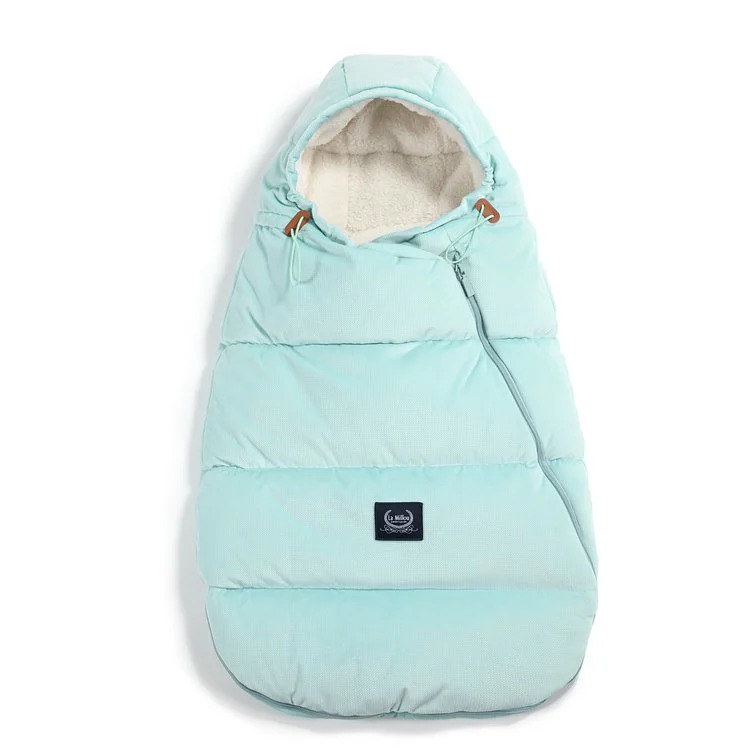 Husa de iarna pentru carucior La Millou - Baby - Velvet Collection - Audrey Mint