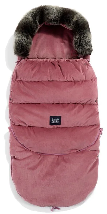Husa de iarna pentru carucior La Millou - Combo - Velvet Collection - Mulberry