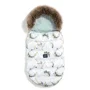 Husa de iarna pentru carucior La Millou - Uni - Heron In Cream Lotus & Smoke Mint
