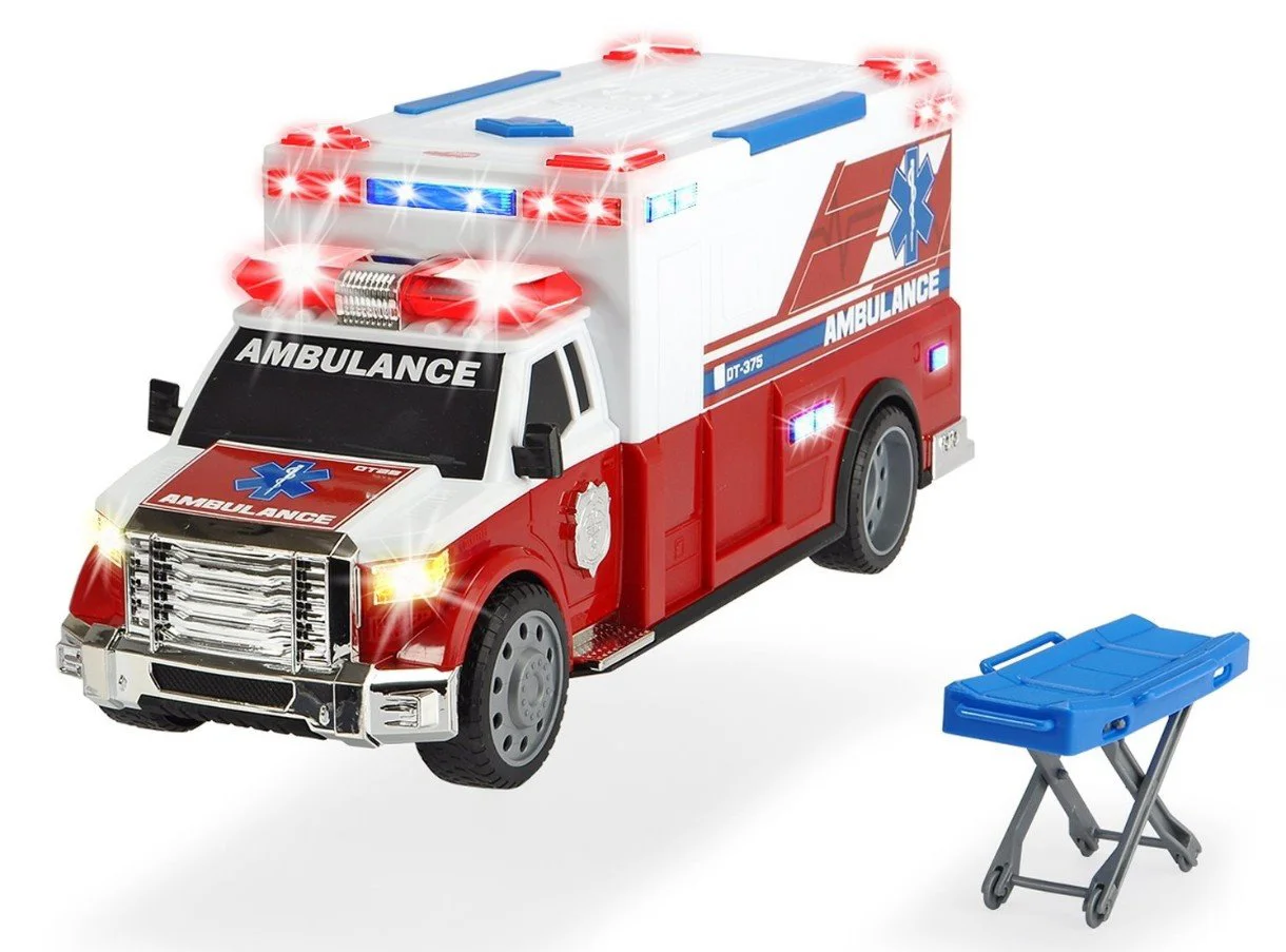 Masina de ambulanta Dickie, cu sunete si lumini, 33 cm foto