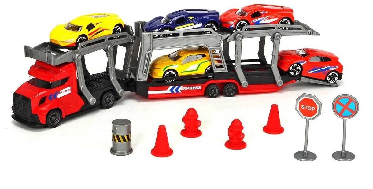 Set de joaca Dickie Transporter cu 6 masinute foto