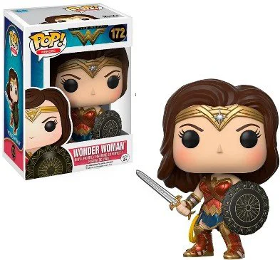 Figurina Femeia Minune Funko Pop Seria Wonder Woman, 9.6 cm foto