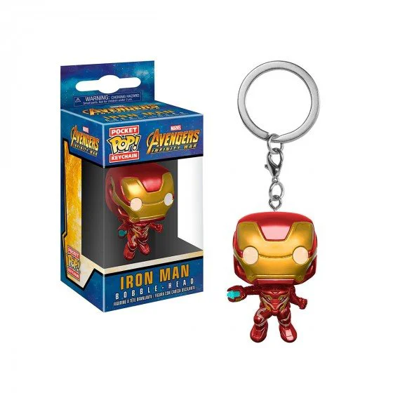 Игровая фигурка на клипсе Железный Человек Funko Pop Война бесконечности, 3.8 см foto
