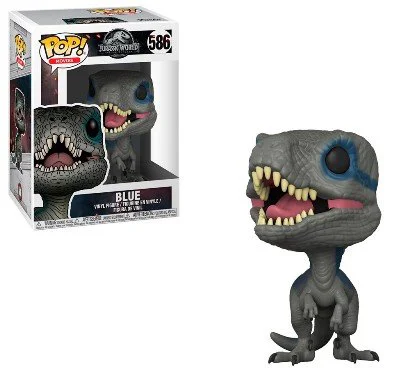 Figurina Velociraptor albastru Funko Pop seria Jurassic Park, 9.6 cm foto