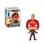 Figurina Captain Marvel in costum Funko Pop seria Captain Marvel, 9.6 cm