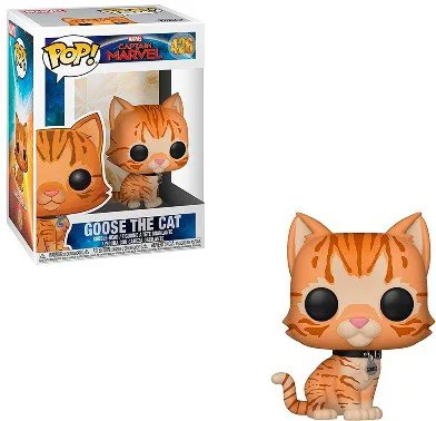 Figurina Goose the Cat Funko Pop seria Captain Marvel, 9.6 cm foto
