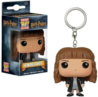 Figurina breloc Hermiona Funko Pop seria Harry Potter, 3.8 cm foto