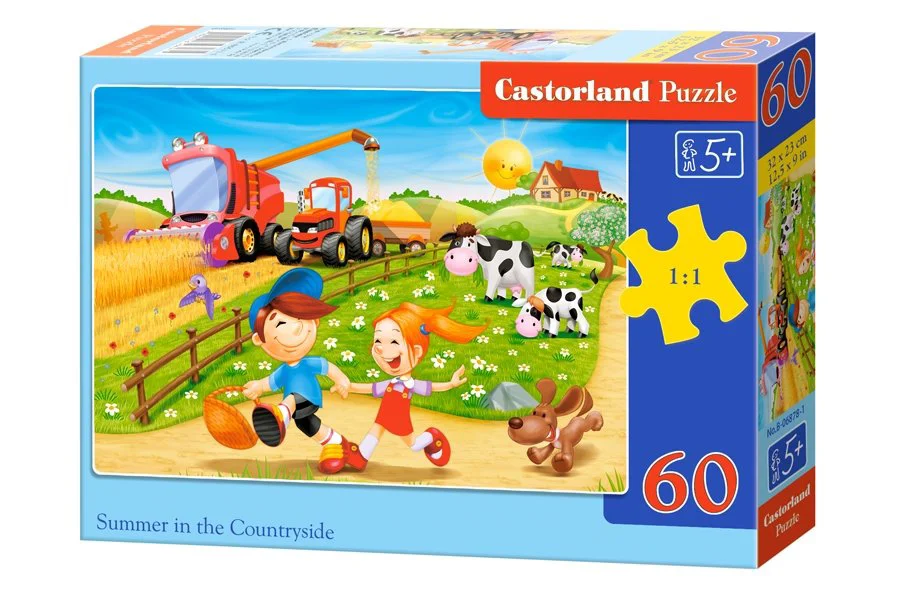 Puzzle Castorland Summer in the Countryside, 60 MIDI piese foto