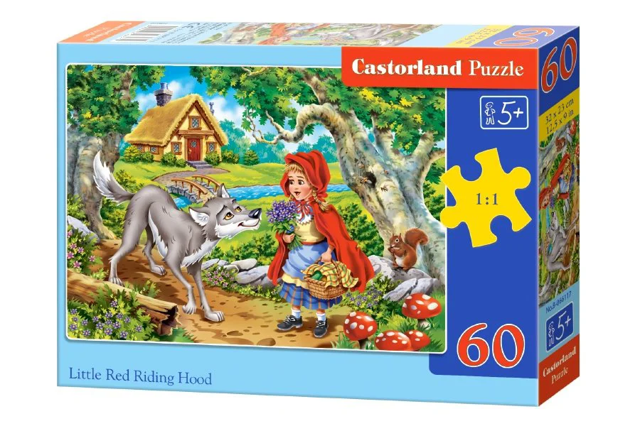 Puzzle Castorland Little Red Riding Hood, 60 MIDI piese foto