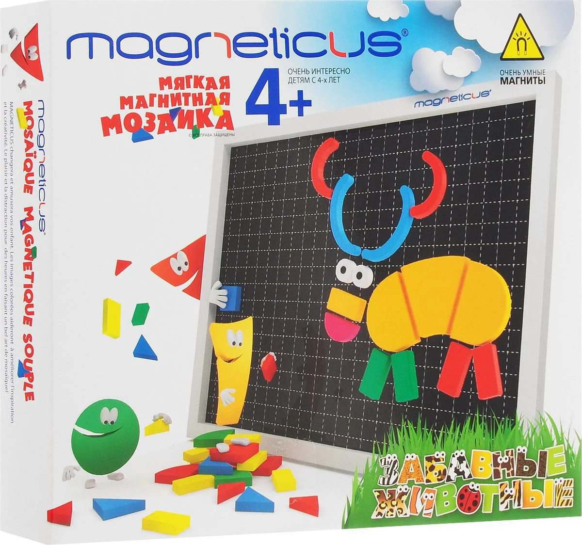 Mozaicul magnetic Magneticus "Animalute amuzante"