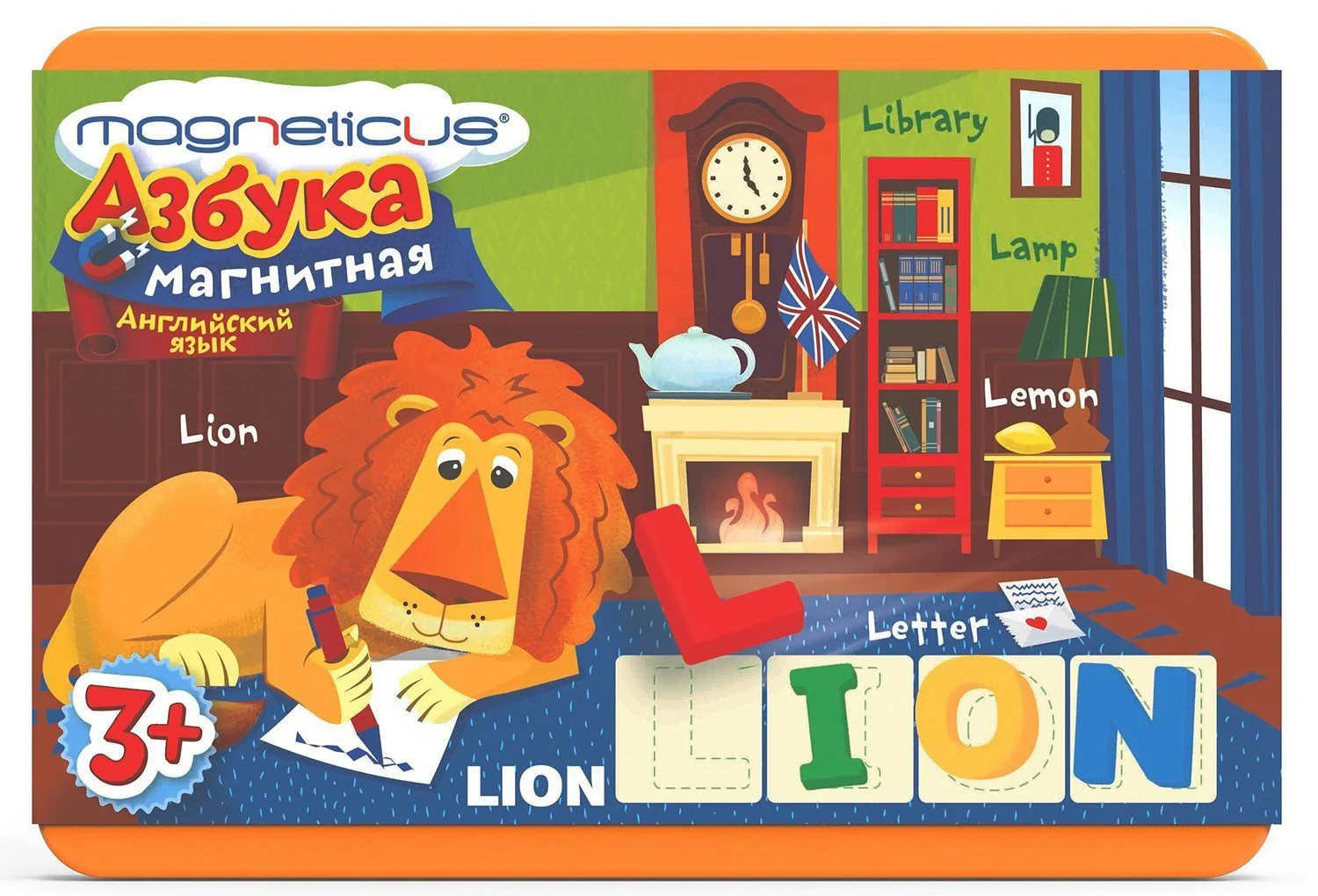 Set educational Magneticus "Alfabetul englez si cifre"