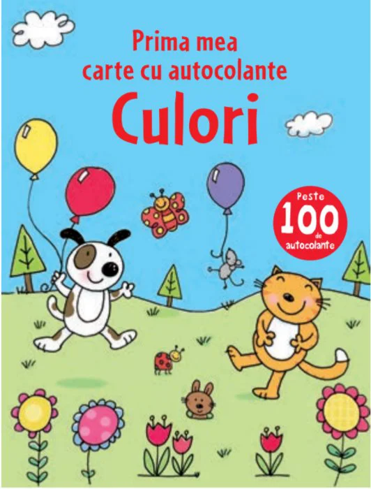 Culori. Prima mea carte cu autocolante foto