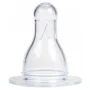 Tetina rotunda Canpol din silicon, flux rapid, 2 buc.