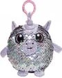 Jucarie moale cu paiete Shimmeez Visatorul Unicorn, 9 cm foto