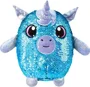 Jucarie moale cu paiete Shimmeez Romanticul Unicorn, 20 cm foto