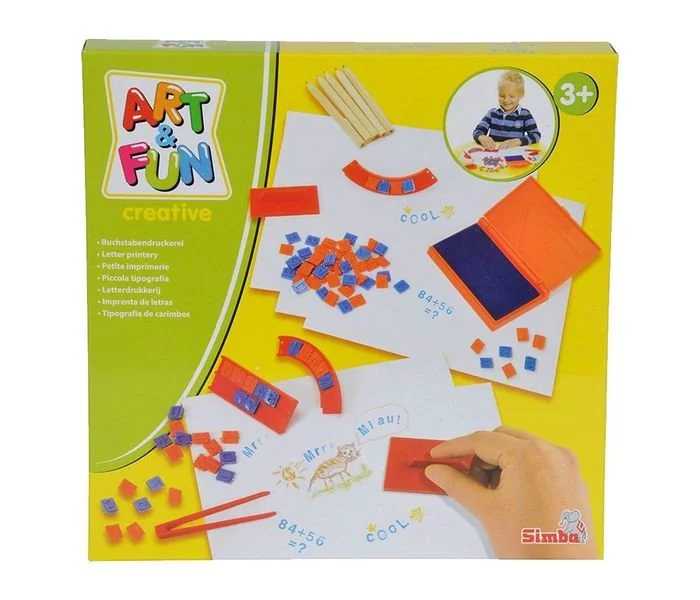 Set de creatie Simba Art&Fun Stampile-litere foto