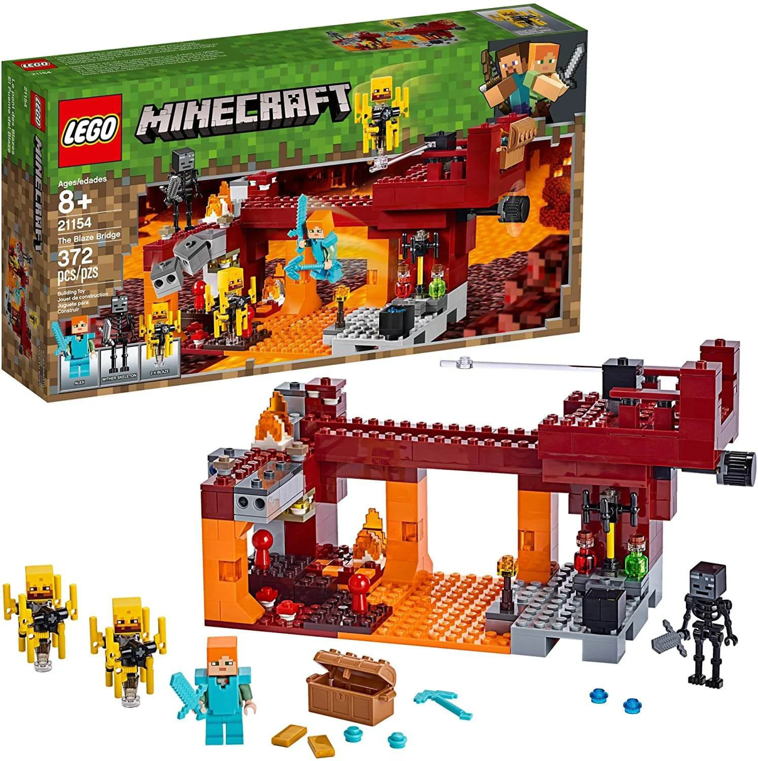 image for LEGO Minecraft - The Blaze Bridge foto